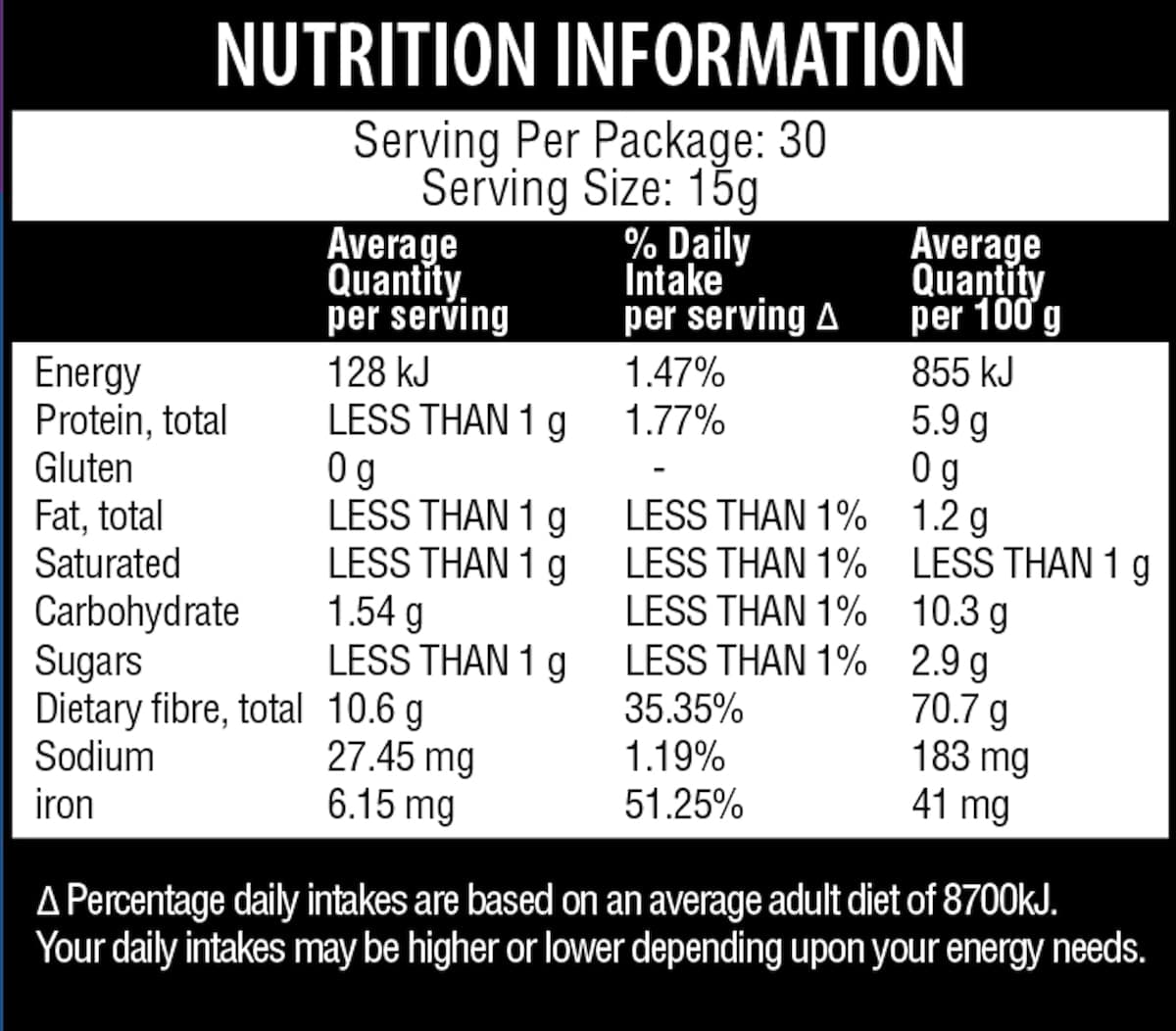 Thumbnail Qenda Everyday Fibre Chocolate 450g