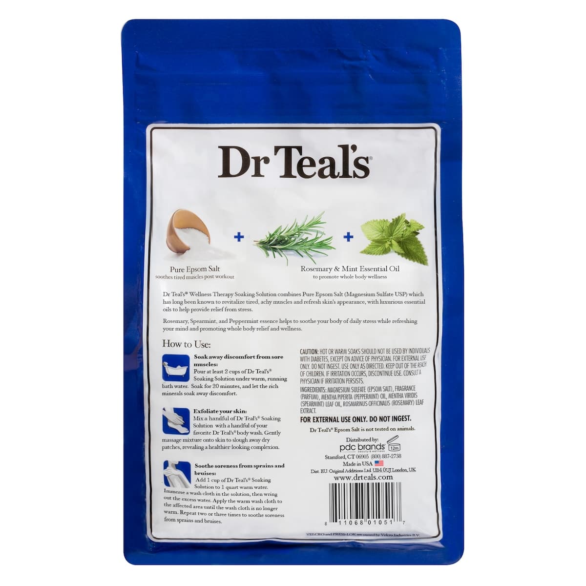 Thumbnail Dr Teals Epsom Salt Rosemary & Mint 1.36kg