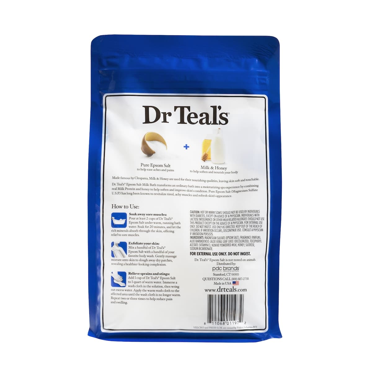 Thumbnail Dr Teals Epsom Salt Milk & Honey 1.36kg