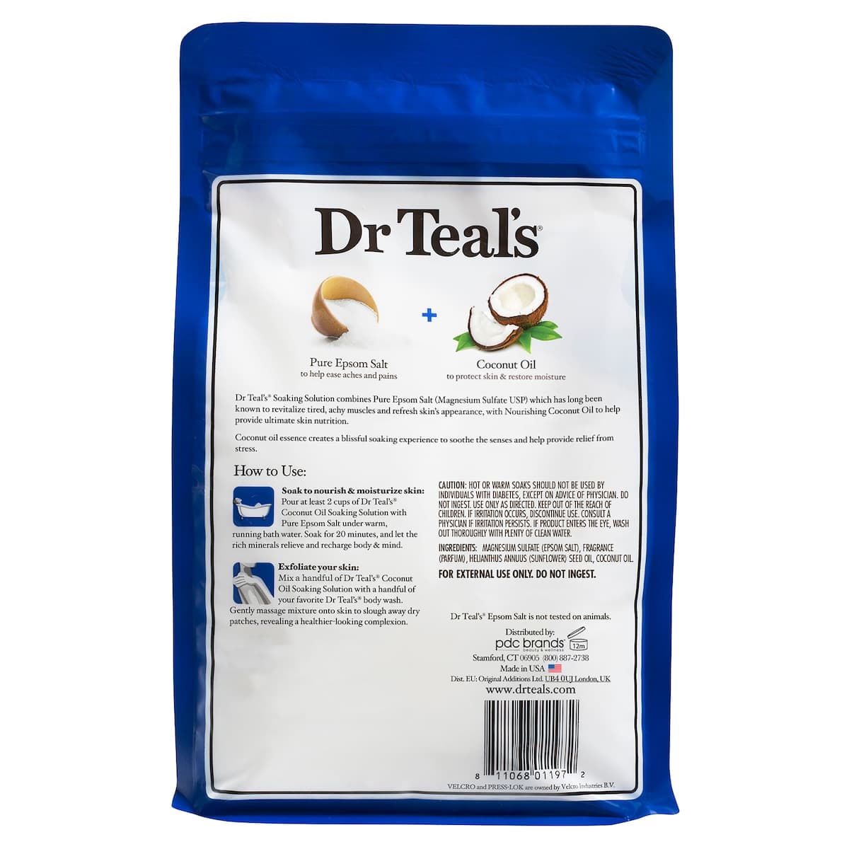 Thumbnail Dr Teals Epsom Salt Coconut Oil 1.36kg