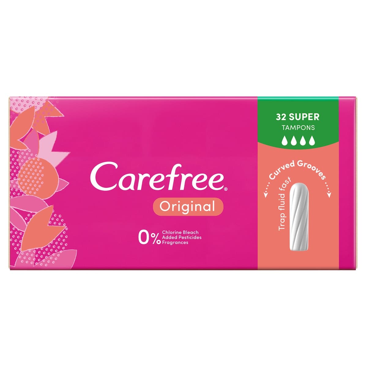 Thumbnail Carefree Original Tampons Super 32 Pack