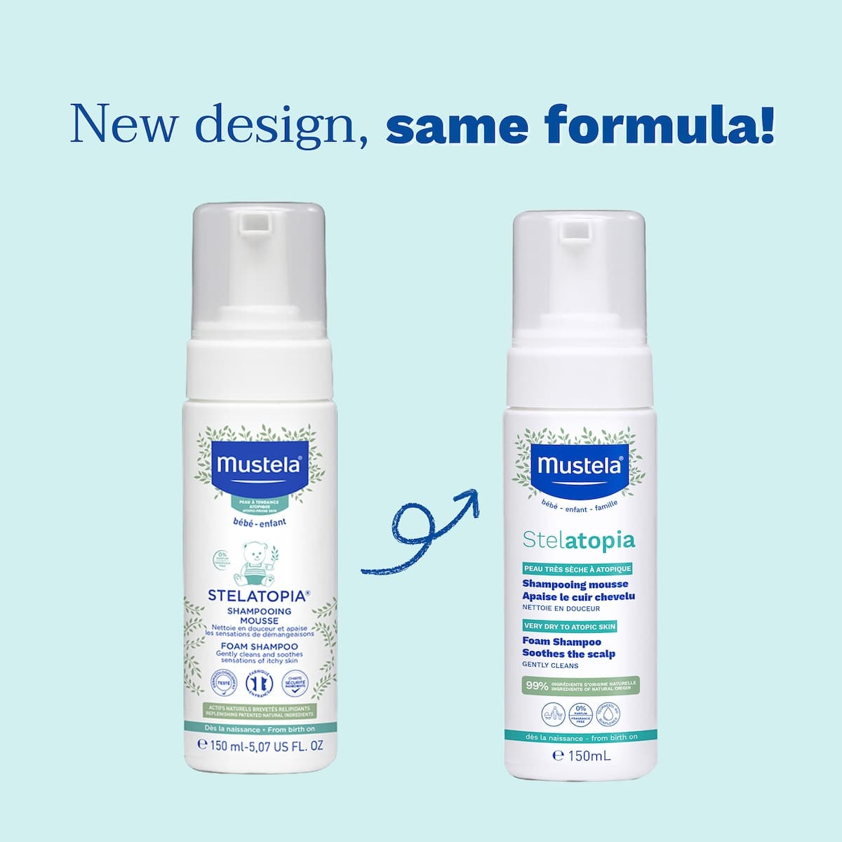 Thumbnail Mustela Stelatopia Foam Shampoo 150ml