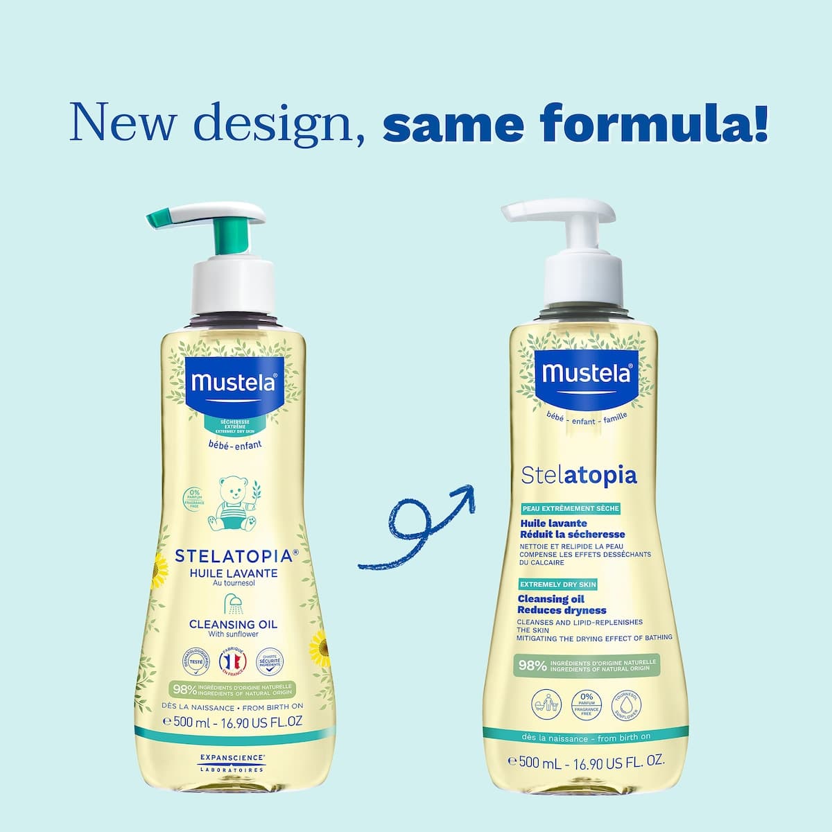 Thumbnail Mustela Stelatopia Cleansing Oil 500ml