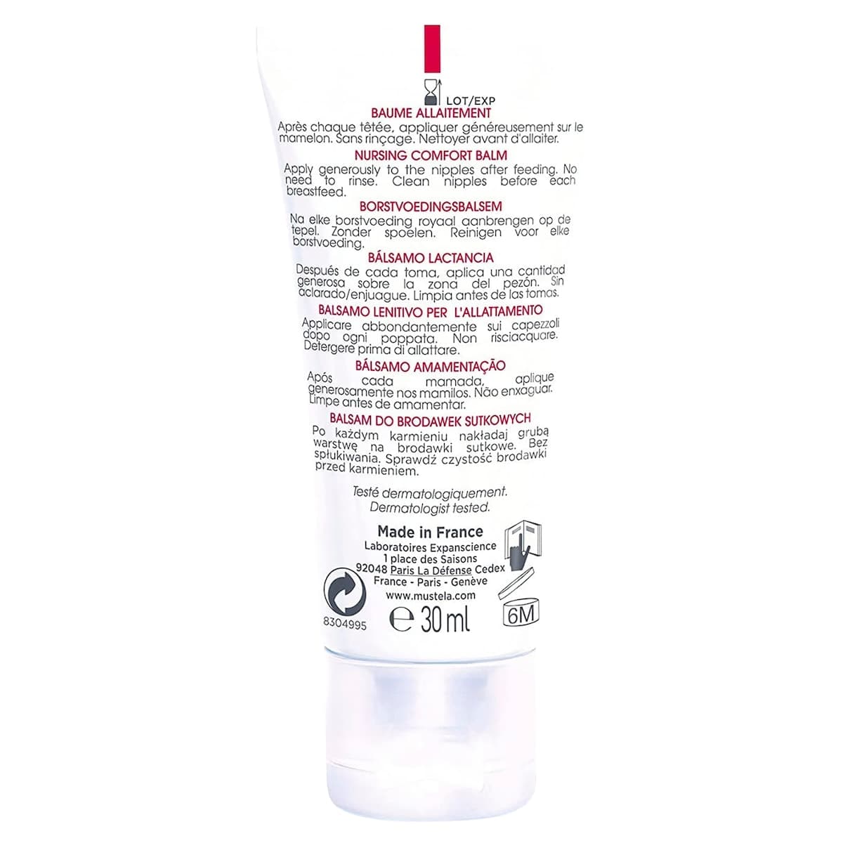 Thumbnail Mustela Nursing Comfort Balm Fragrance Free 30ml