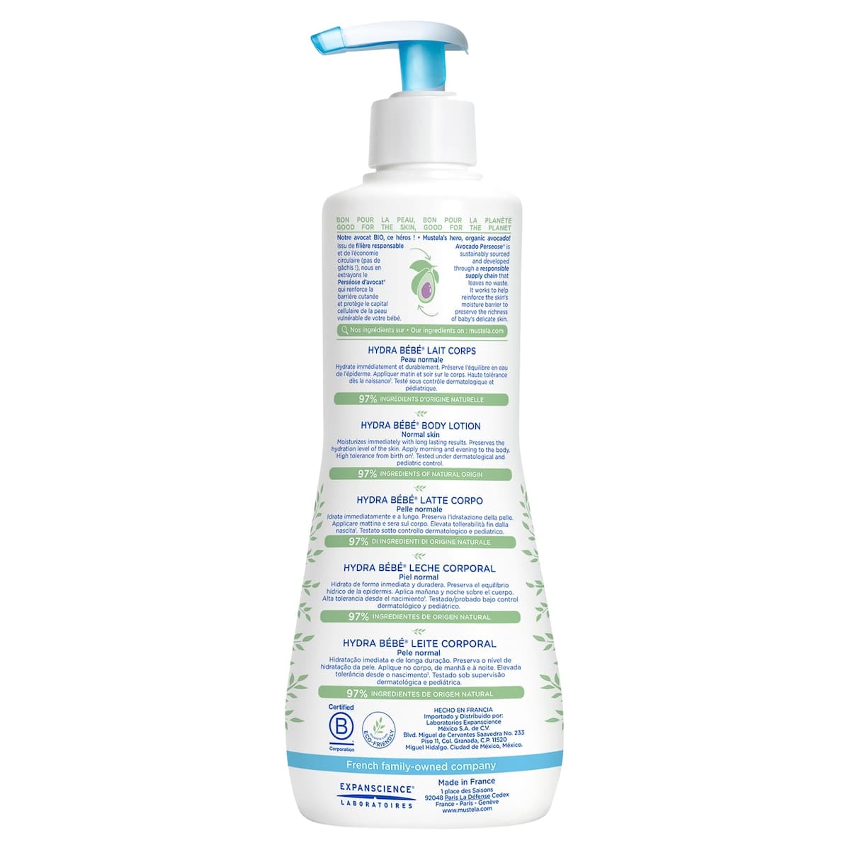 Thumbnail Mustela Hydra-Bebe Body Lotion 500ml