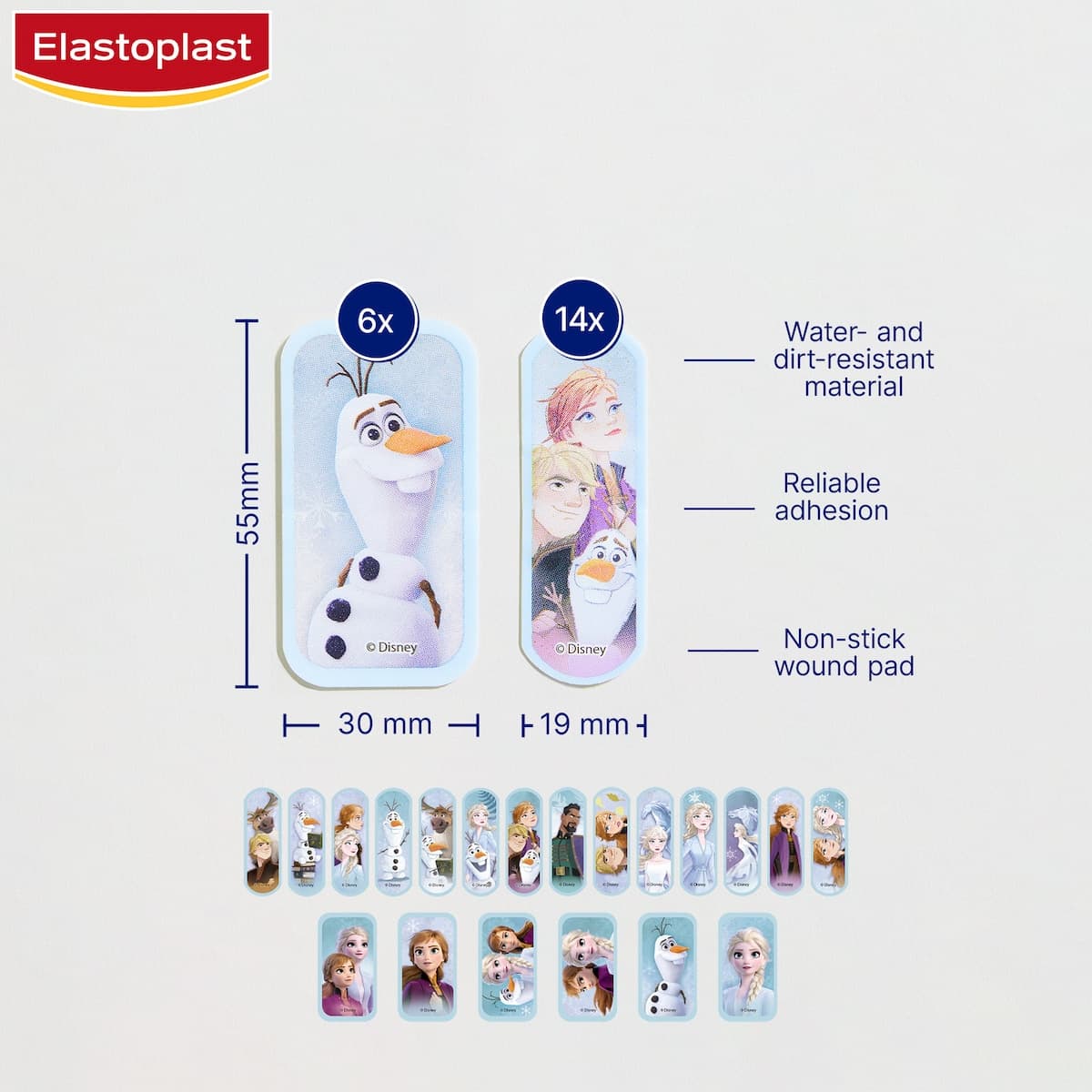 Thumbnail Elastoplast Frozen Plasters 20 Strips