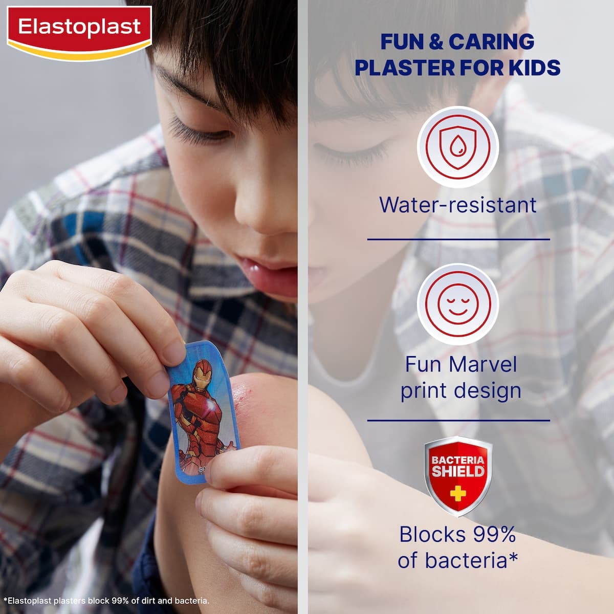 Thumbnail Elastoplast Marvel Plasters 20 Strips