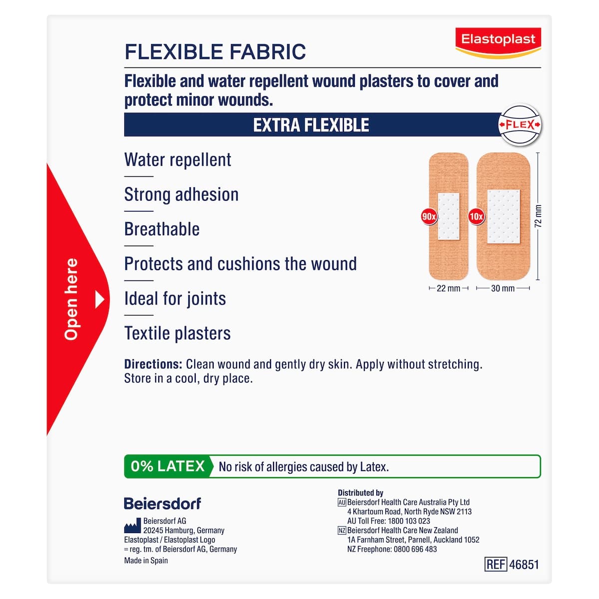 Thumbnail Elastoplast Flexible Fabric Breathable Strips 100 Pack