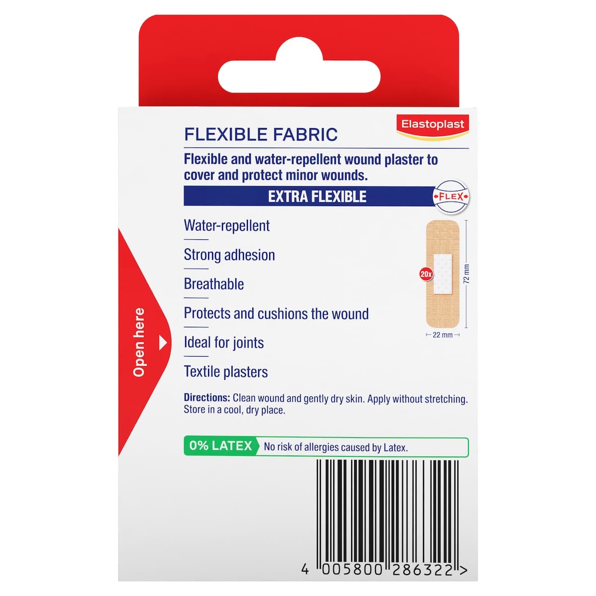 Thumbnail Elastoplast Flexible Fabric Breathable Strips 20 Pack