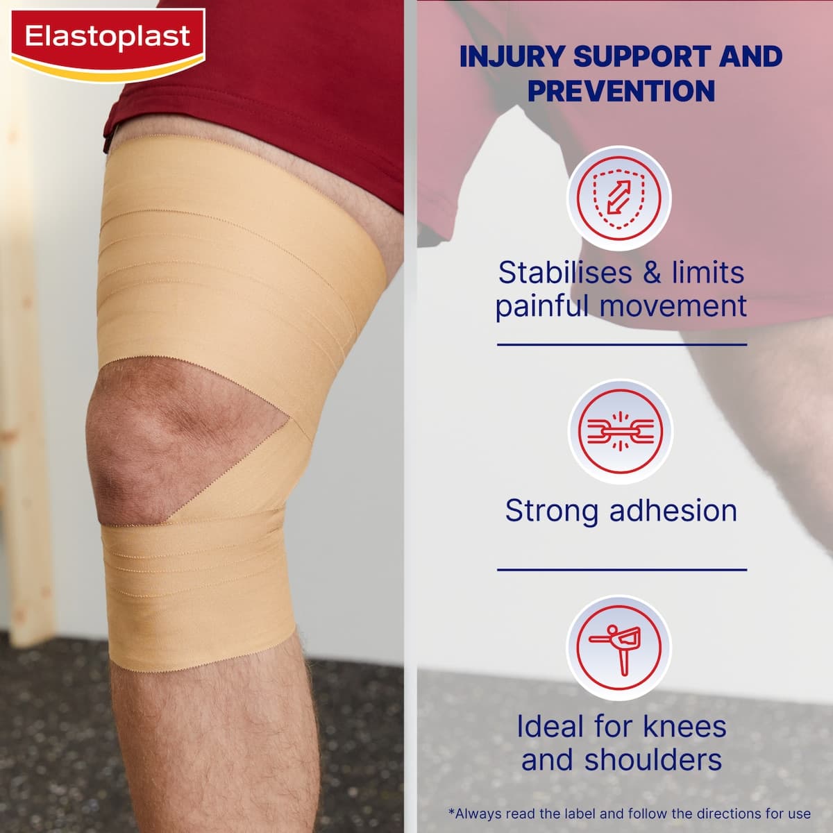 Thumbnail Elastoplast Rigid Strapping Tape 50mm x 10m Roll