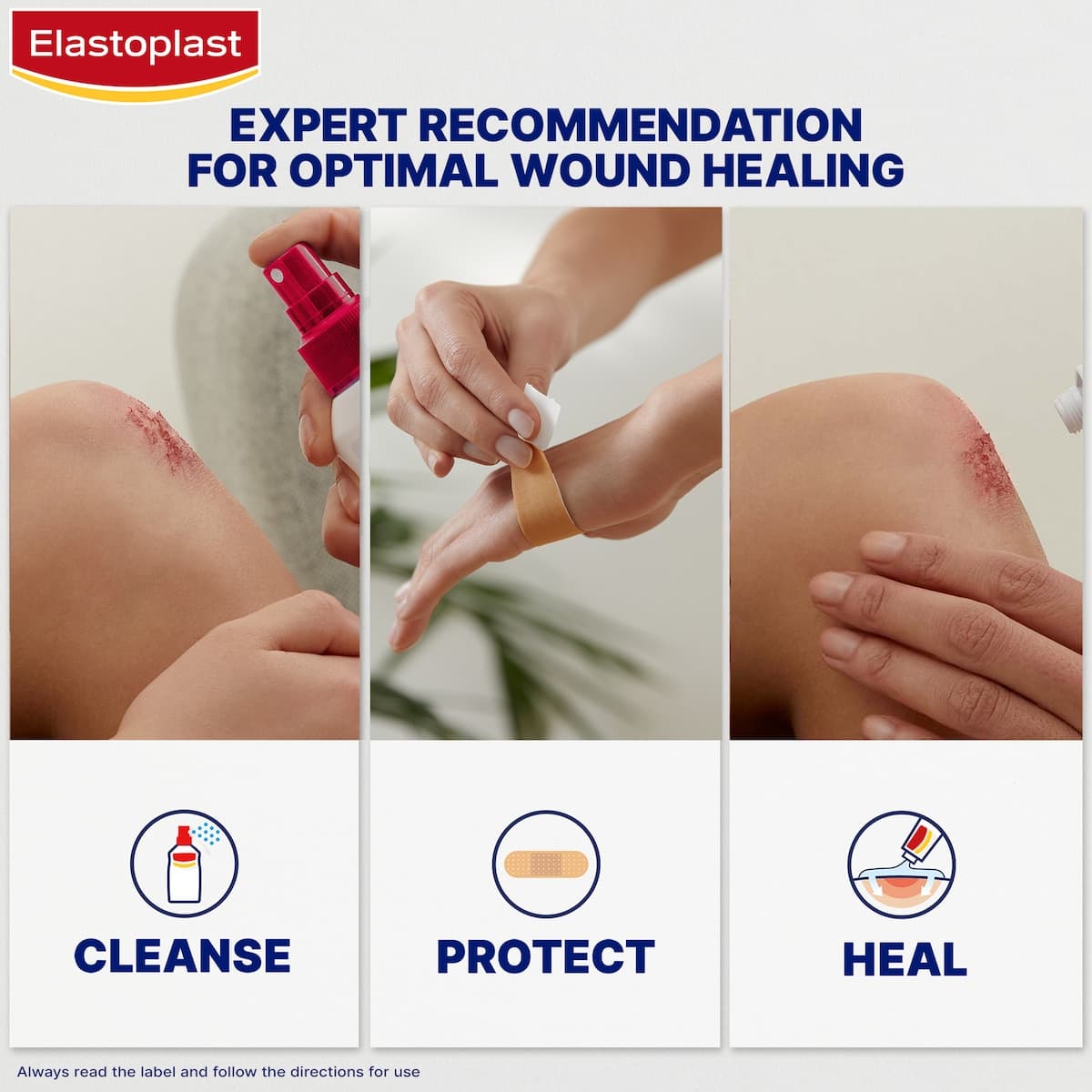 Thumbnail Elastoplast Green & Protect Wound Dressing 6cm x 1m