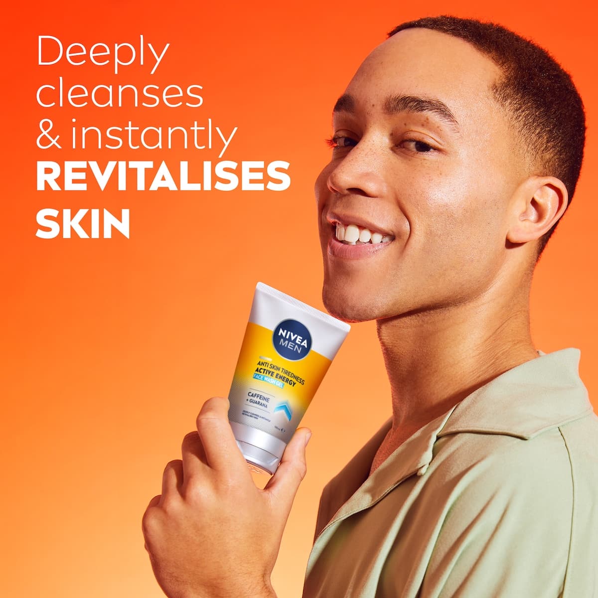 Thumbnail Nivea Men Skin Energy Face Wash Gel 100ml
