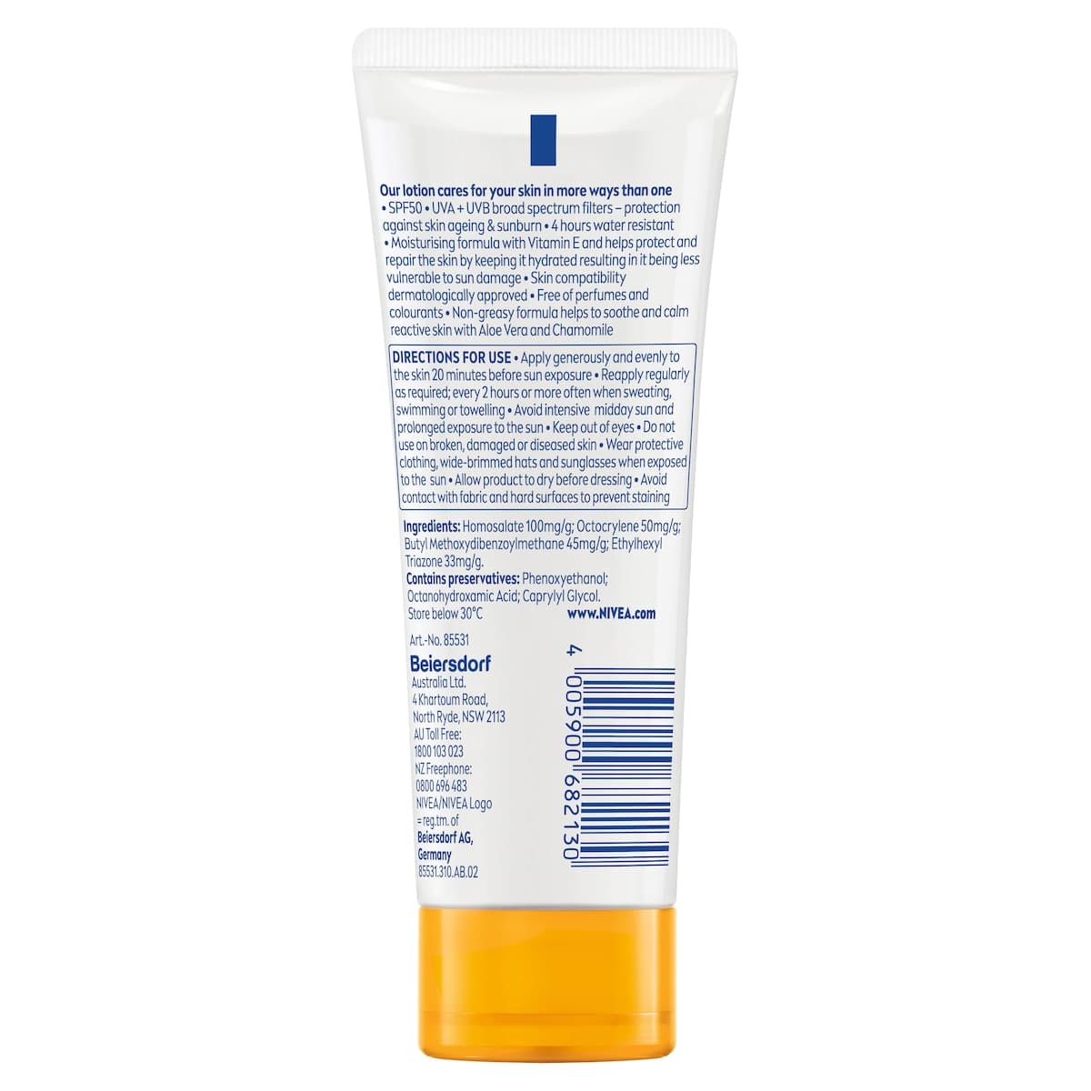 Thumbnail Nivea Sun Sensitive Protect Sunscreen Lotion SPF50 100ml