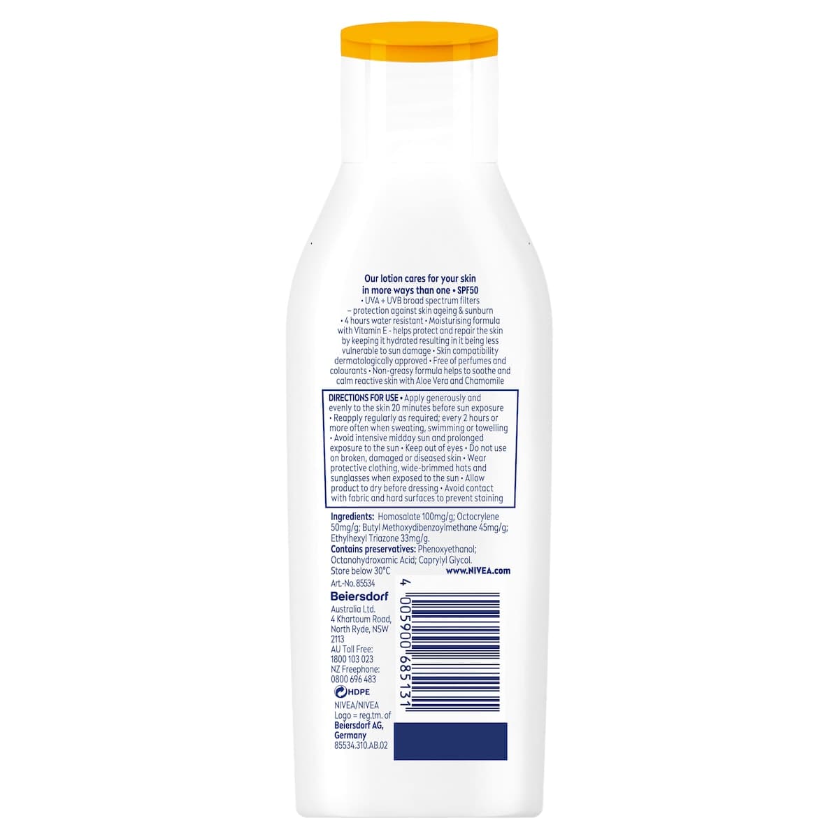 Thumbnail Nivea Sun Sensitive Protect Sunscreen Lotion SPF50 200ml