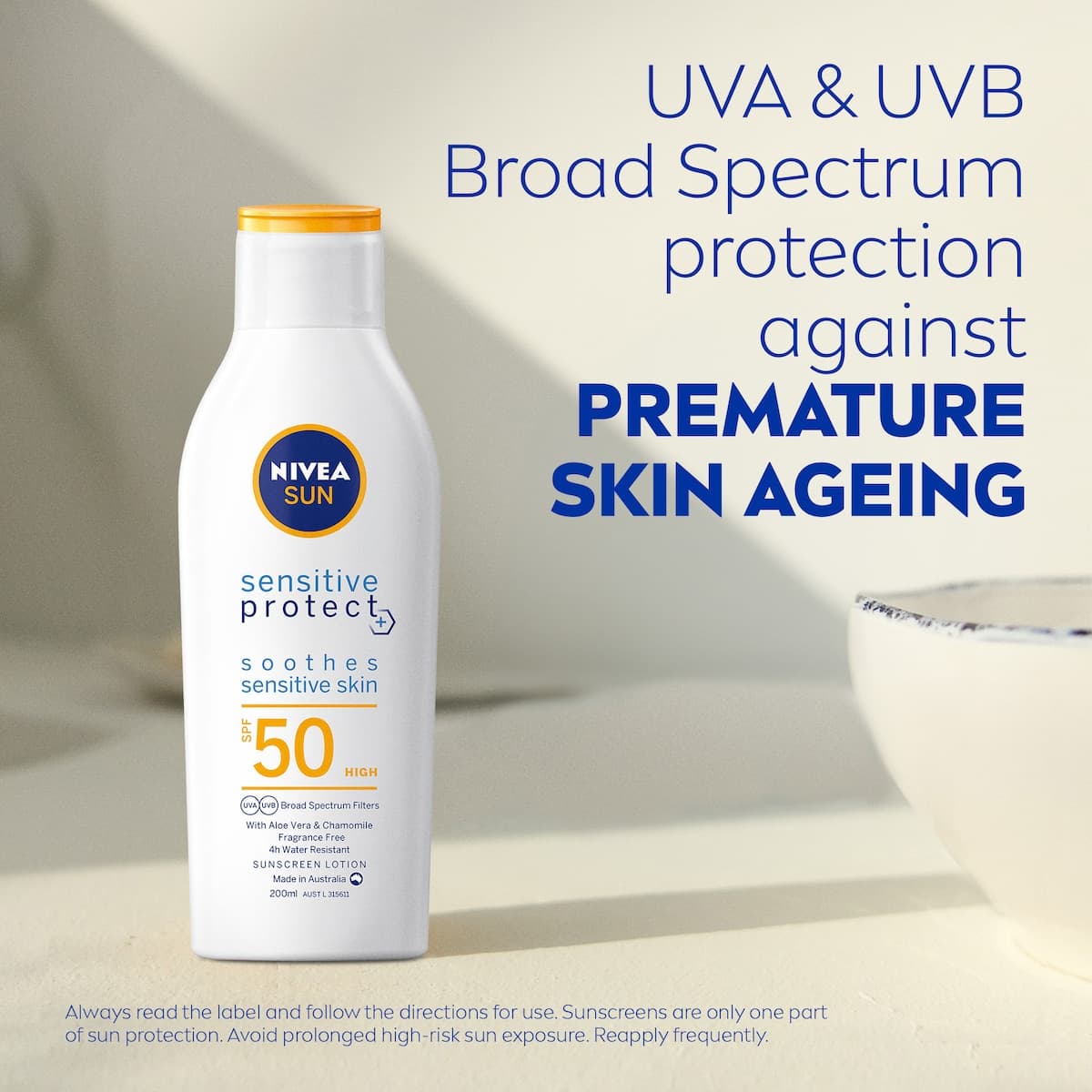 Thumbnail Nivea Sun Sensitive Protect Sunscreen Lotion SPF50 200ml