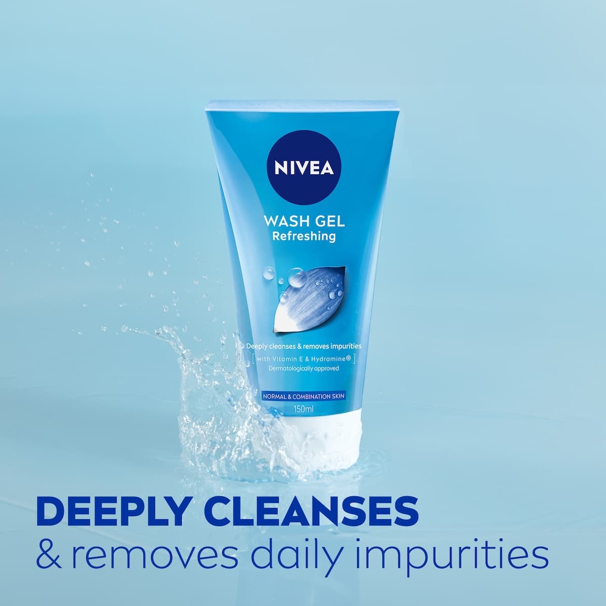 Thumbnail Nivea Refreshing Face Wash Gel with Lotus Flower 150ml