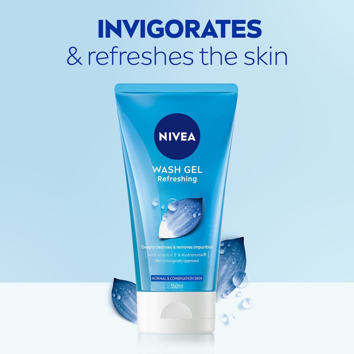 Thumbnail Nivea Refreshing Face Wash Gel with Lotus Flower 150ml