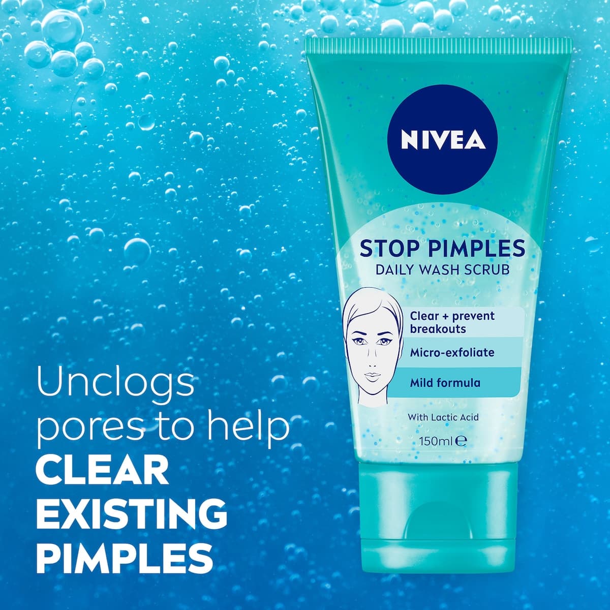 Thumbnail Nivea Stop Pimples Daily Wash Scrub 150ml