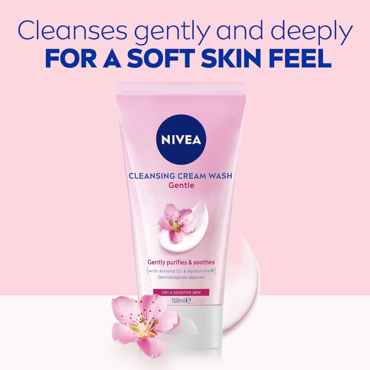 Thumbnail Nivea Gentle Cleansing Cream with Almond Oil 150ml