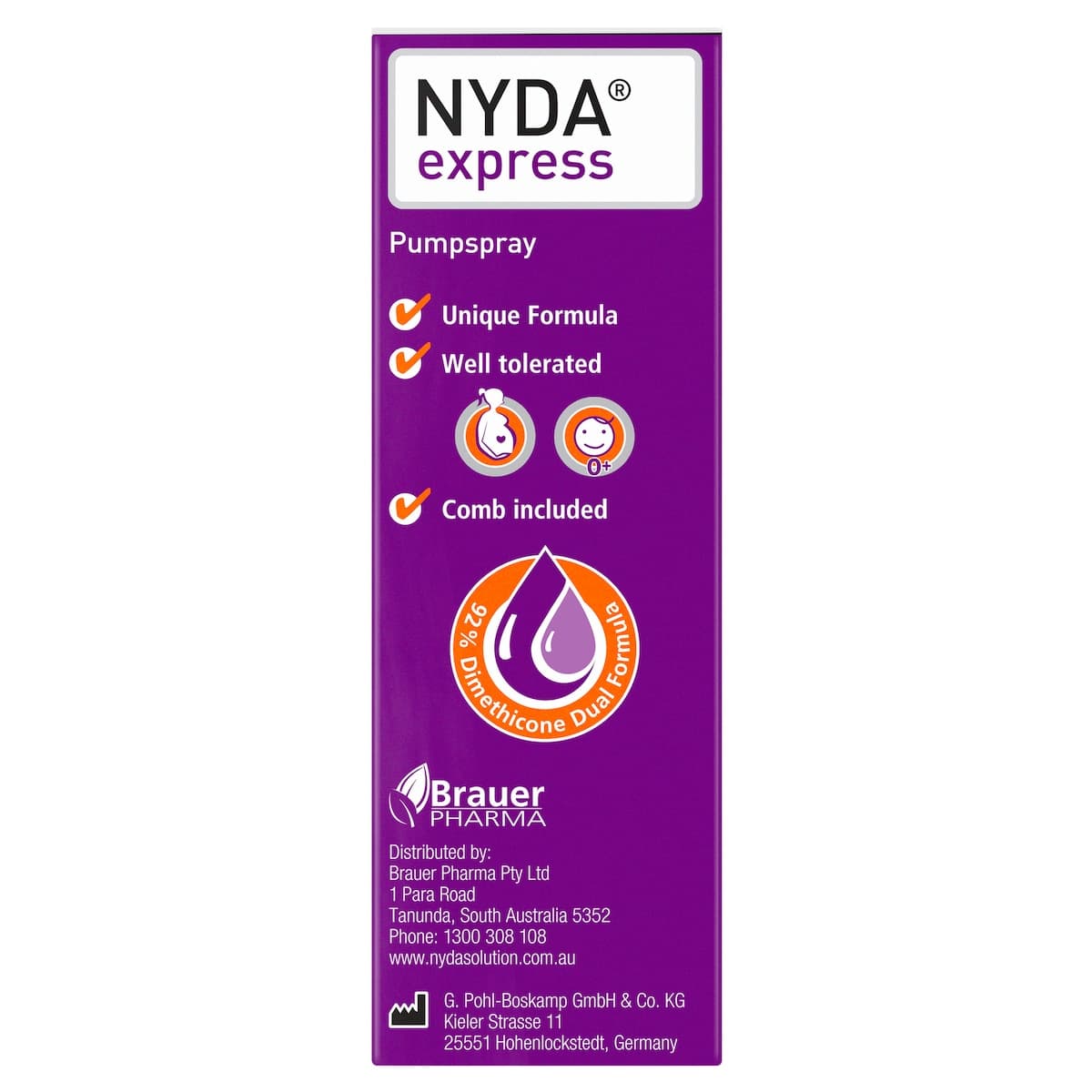 Thumbnail Brauer NYDA Express Head Lice Treatment 2 x 50ml