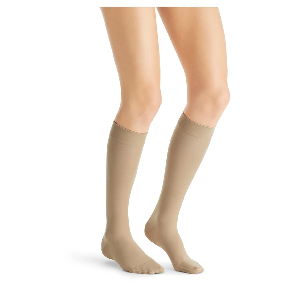 Thumbnail Jobst UltraSheer Compression Stockings Knee High 15-20 mmHg Natural M