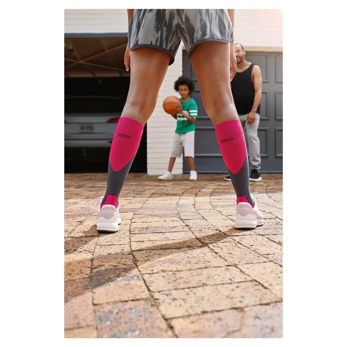 Thumbnail Jobst Sport Compression Socks Unisex 15-20 mmHg Pink L