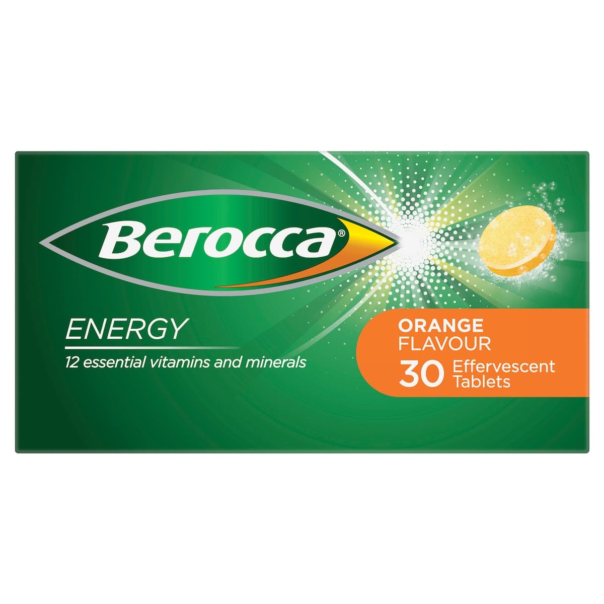 Thumbnail Berocca Energy Orange Effervescent Tablets 30 Pack