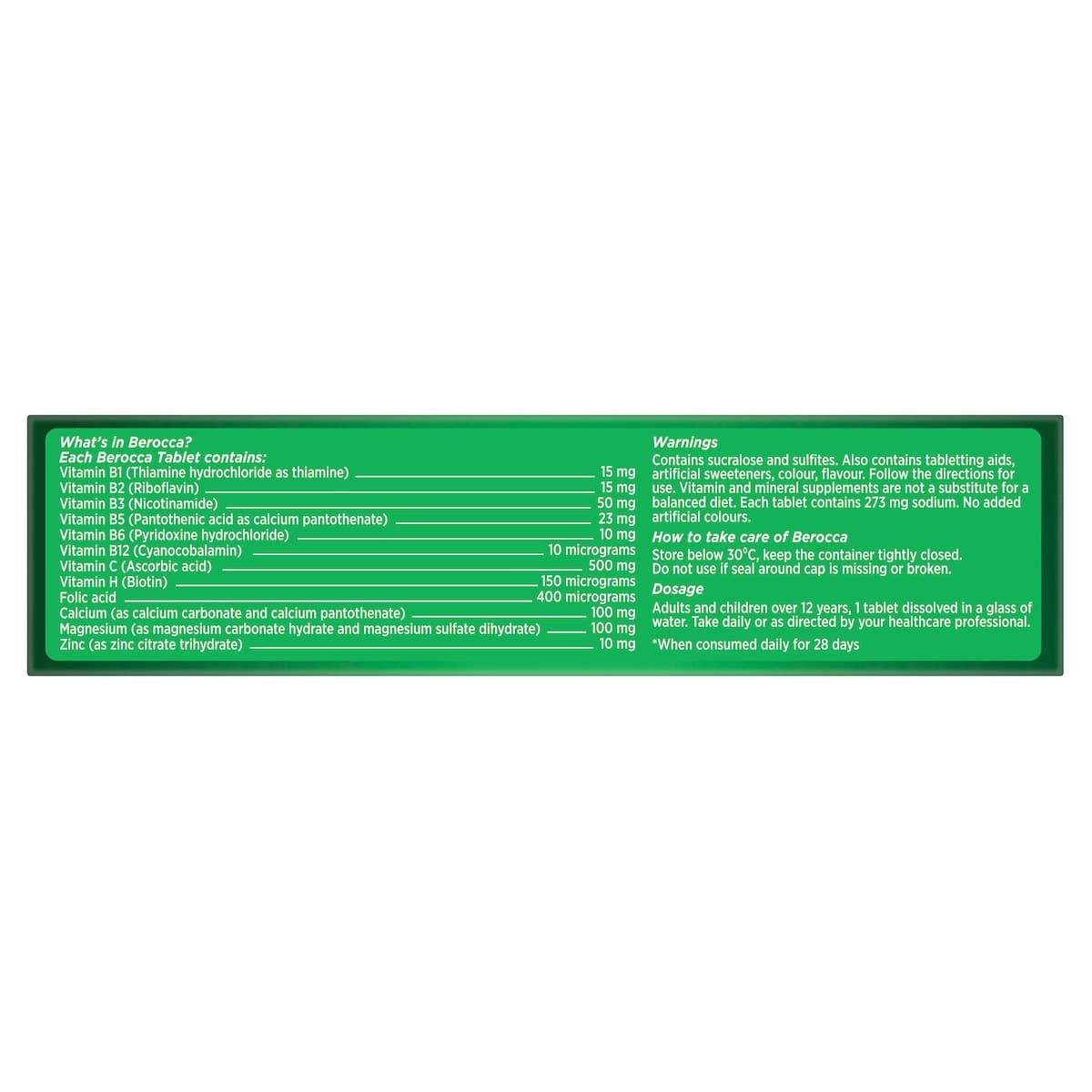 Thumbnail Berocca Energy Orange Effervescent Tablets 30 Pack