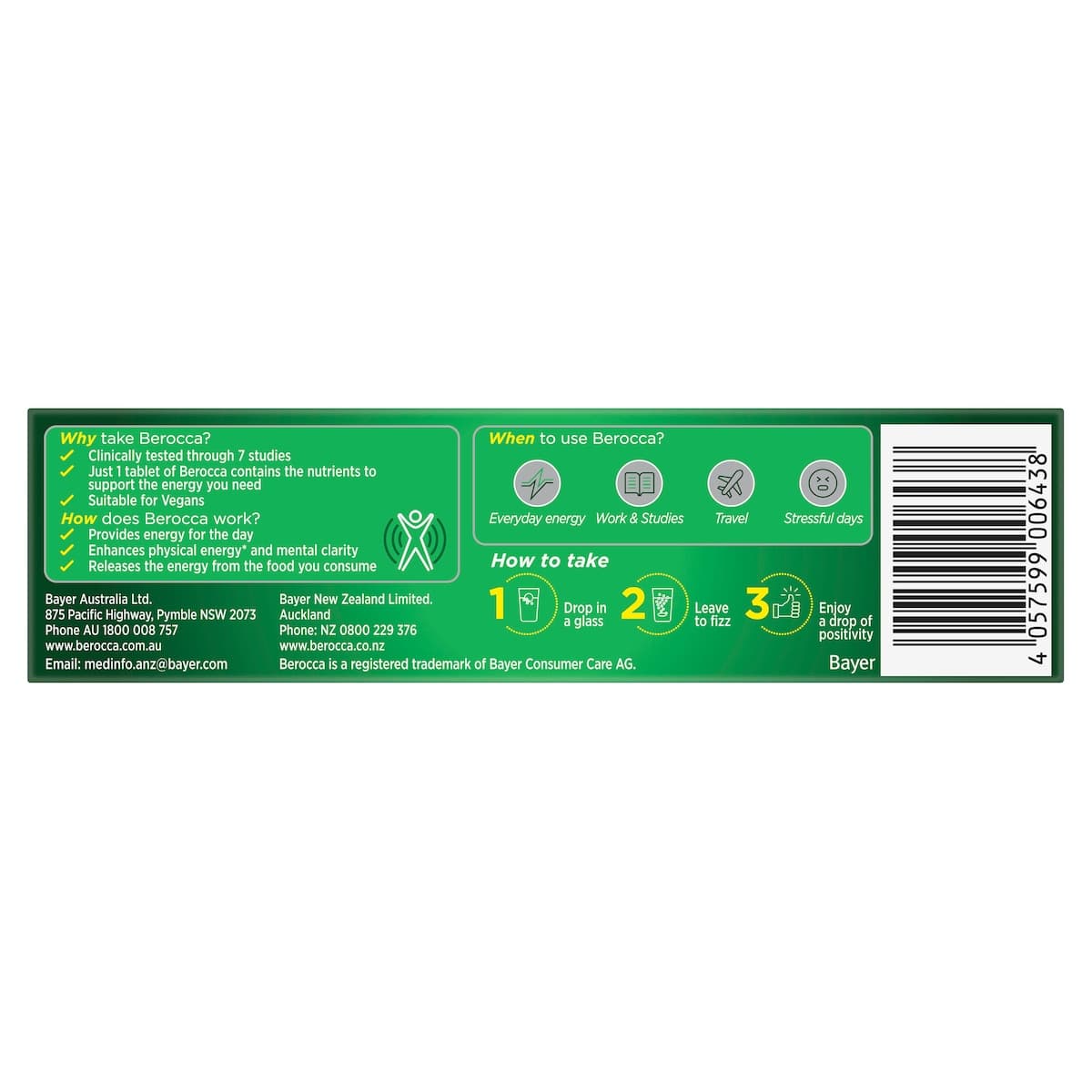 Thumbnail Berocca Energy Mango & Orange 15 Effervescent Tablets