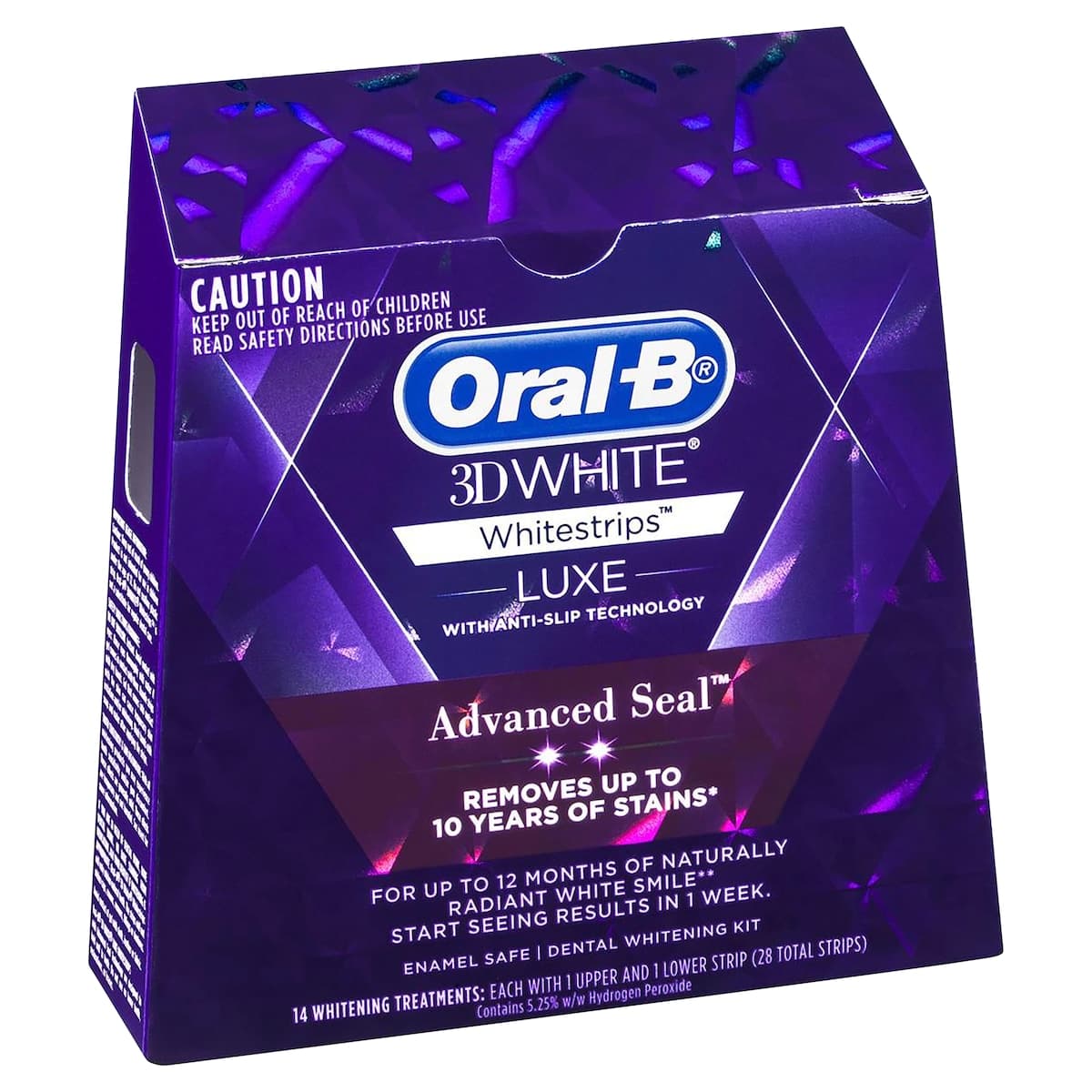 Thumbnail Oral B 3D White Luxe Whitening Treatments Advanced Seal 14 Pack