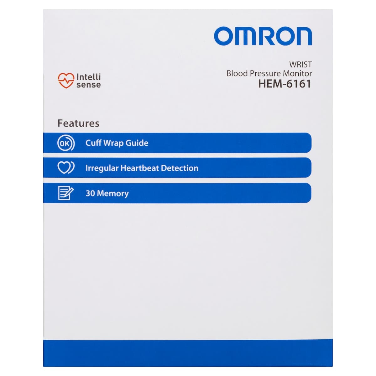 Thumbnail Omron HEM6161 Basic Wrist Blood Pressure Monitor