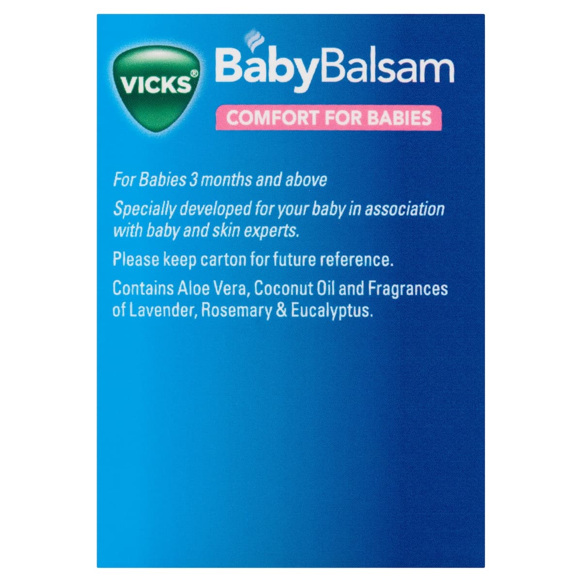 Thumbnail Vicks BabyBalsam Decongestant Rub 100g
