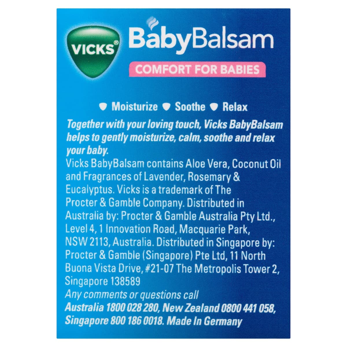 Thumbnail Vicks BabyBalsam Decongestant Rub 100g