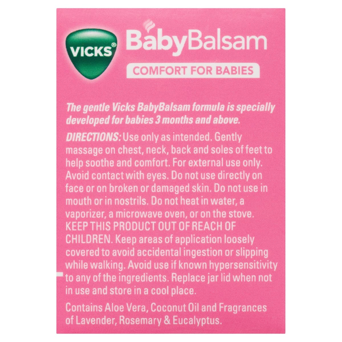 Thumbnail Vicks BabyBalsam Decongestant Rub 100g
