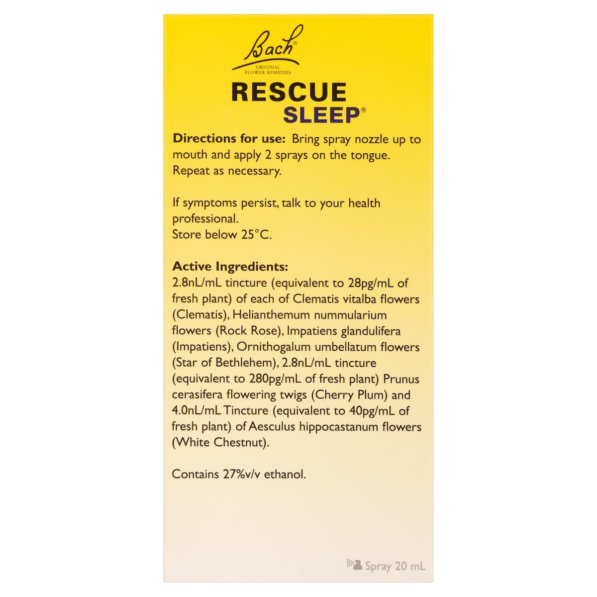Thumbnail Bach Rescue Sleep Spray 20ml