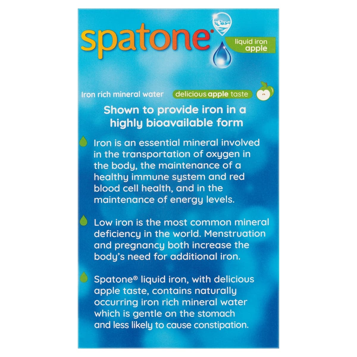 Thumbnail Spatone Liquid Iron Supplement Apple 28 x 25ml Sachets
