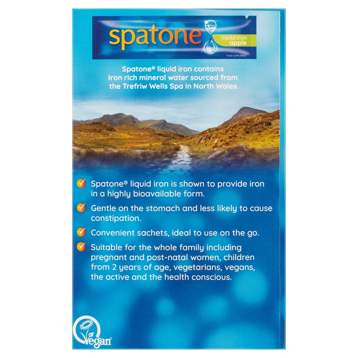 Thumbnail Spatone Liquid Iron Supplement Apple 28 x 25ml Sachets
