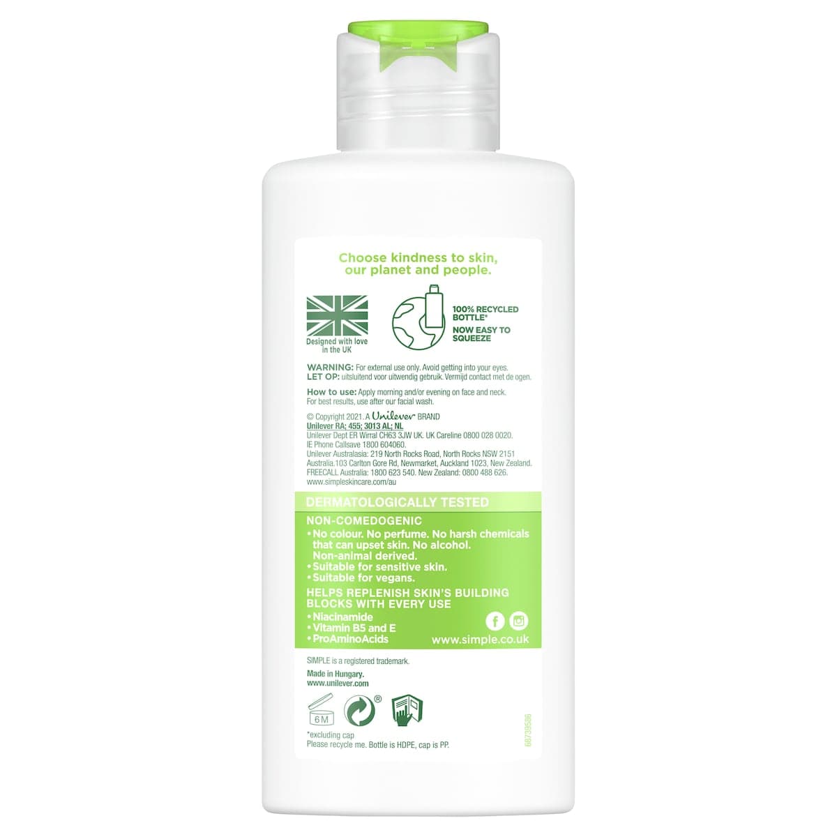 Thumbnail Simple Kind to Skin Hydrating Light Moisturiser 125ml