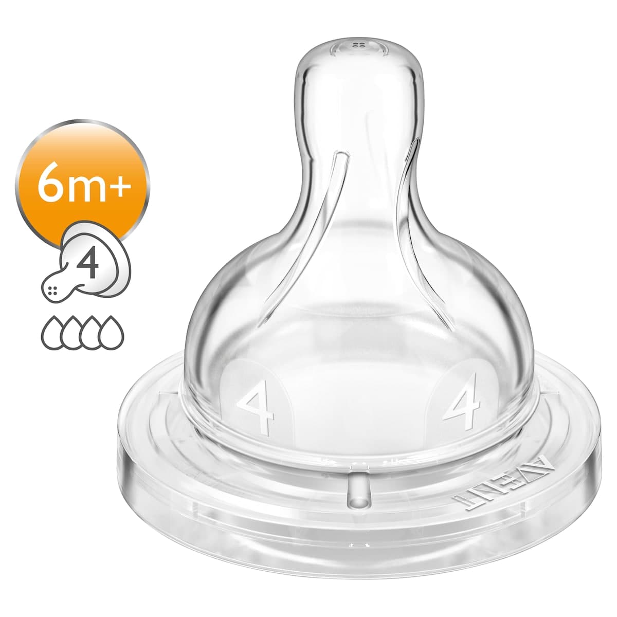 Thumbnail Avent Anti-Colic Teat Fast Flow 6 Months+ 2 Pack