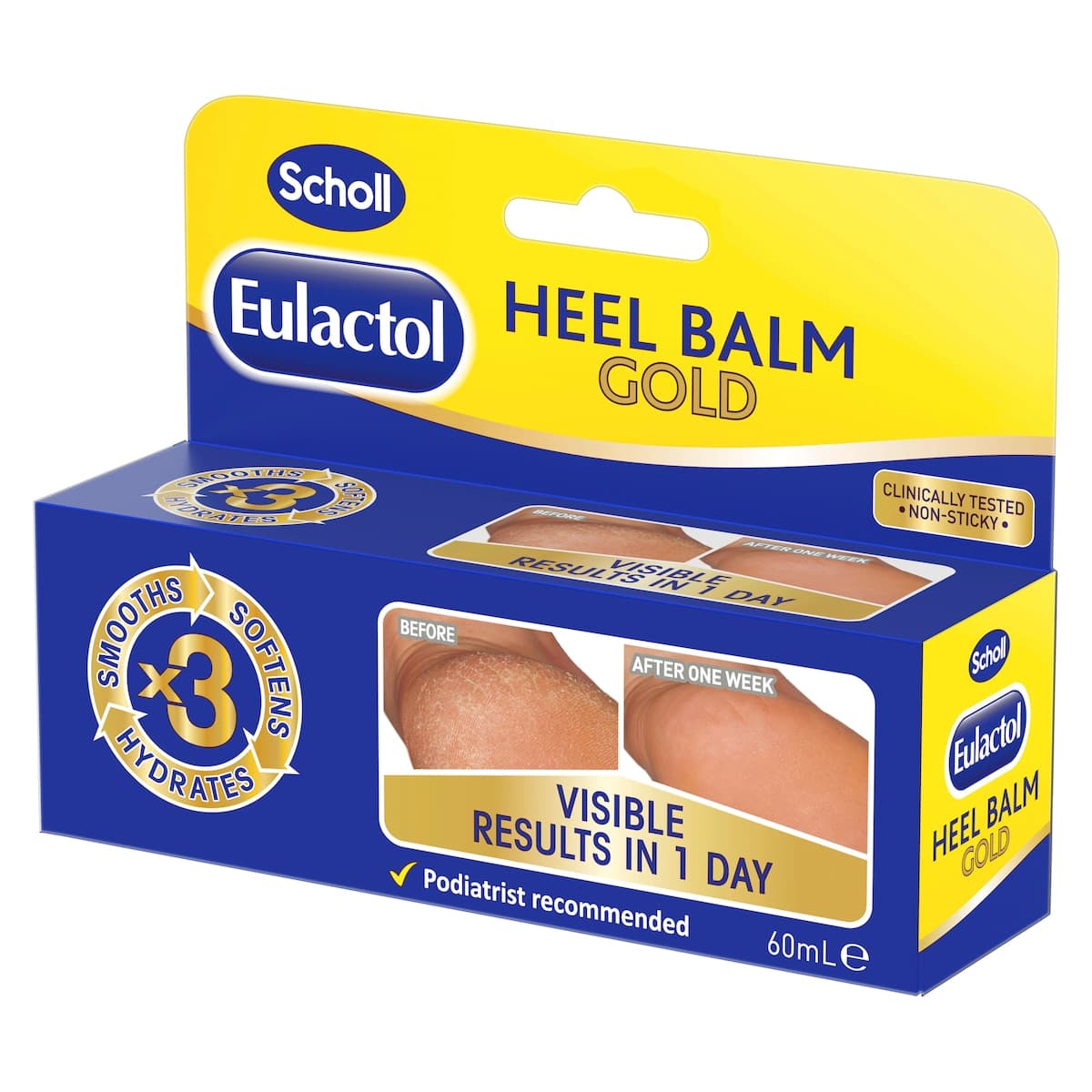 Thumbnail Scholl Eulactol Heel Balm Gold 60ml