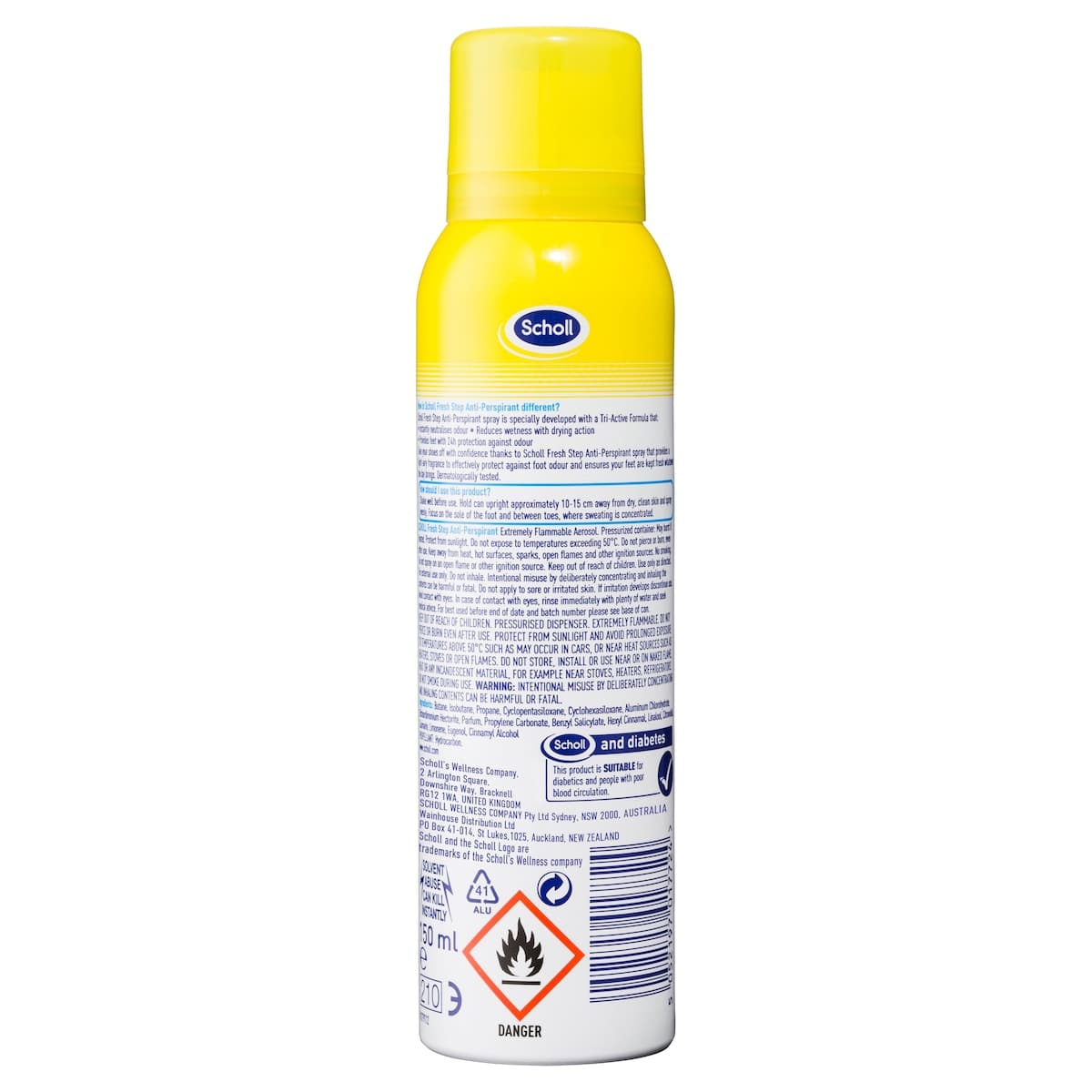 Thumbnail Scholl Fresh Step Anti-Perspirant Foot Spray 96g