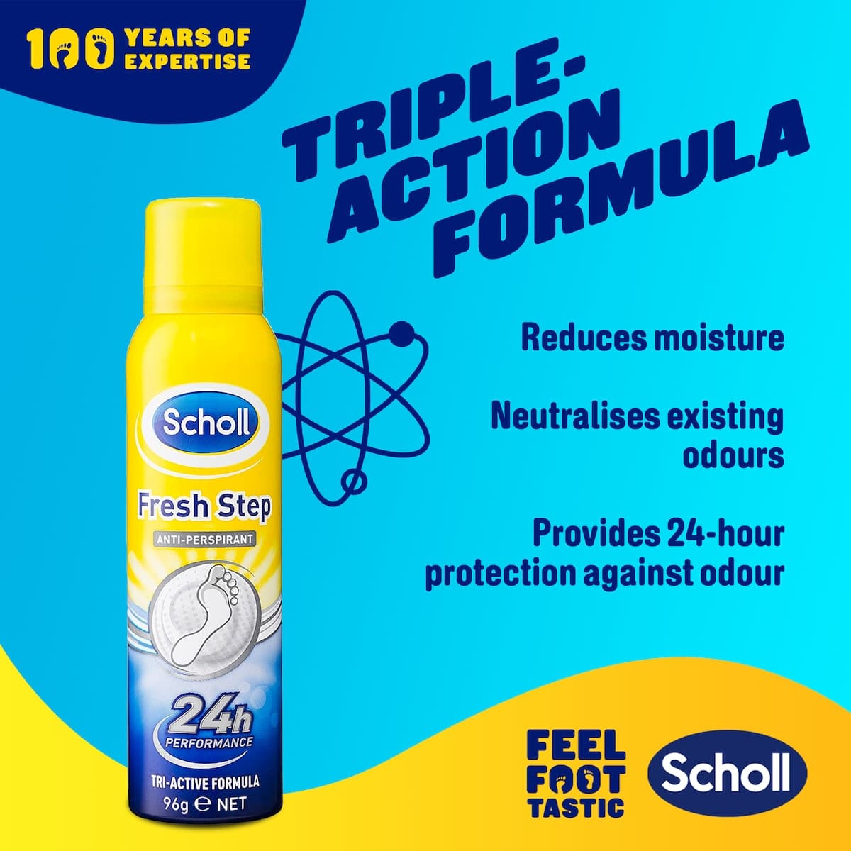 Thumbnail Scholl Fresh Step Anti-Perspirant Foot Spray 96g