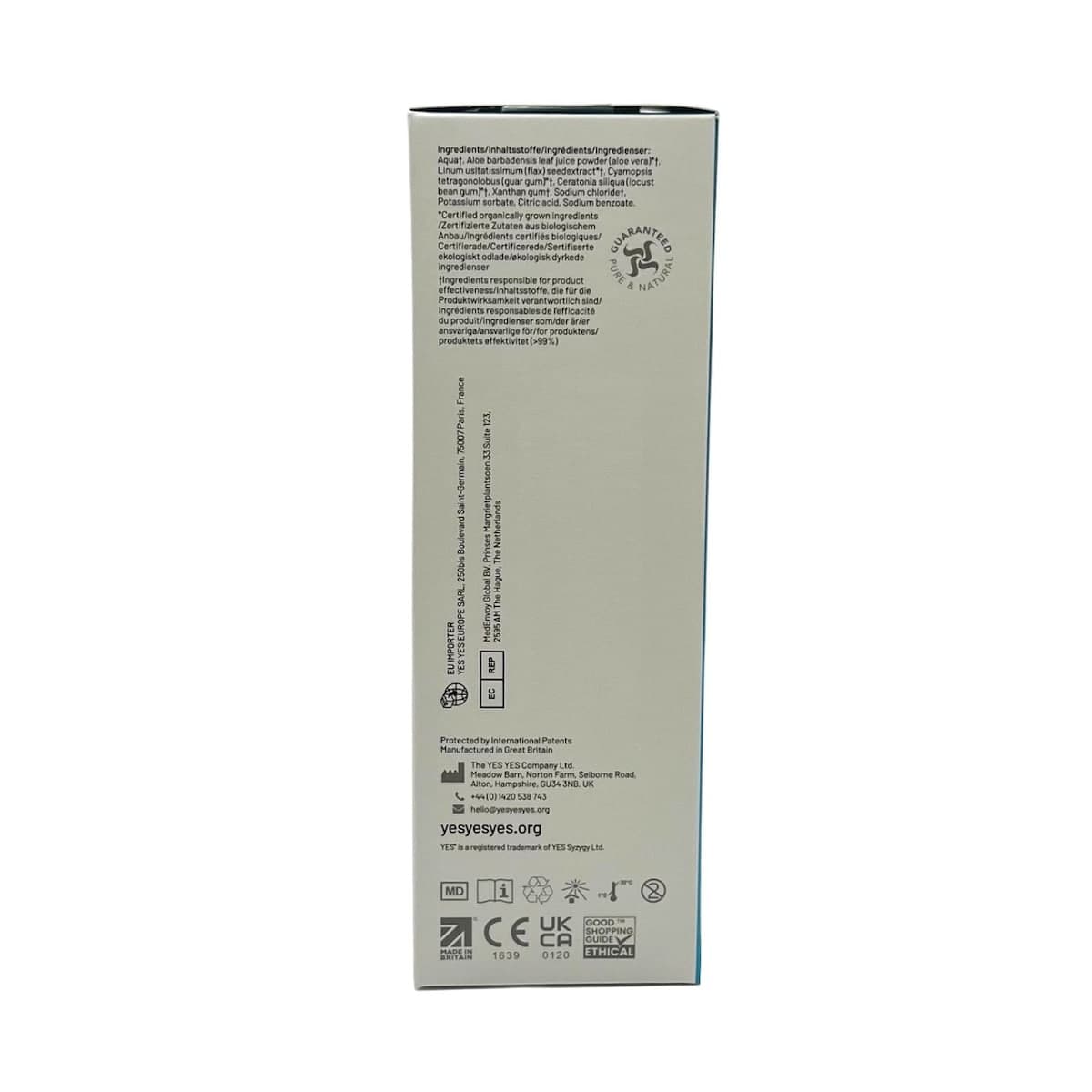 Thumbnail Yes Organic Lubricants Water Based Natural Lubricant 5ml x 6 Pack