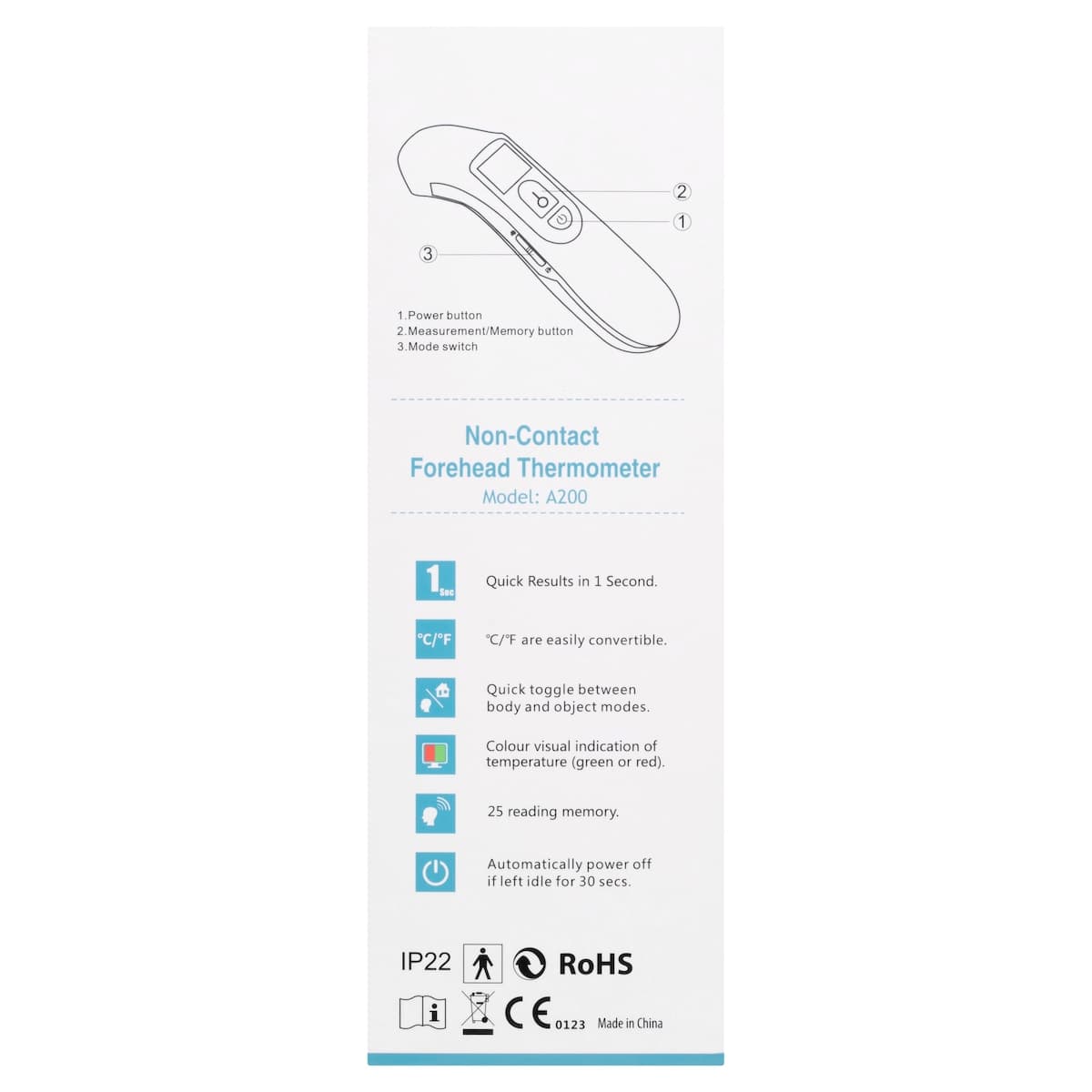 Thumbnail Aeon A200 Forehead Thermometer