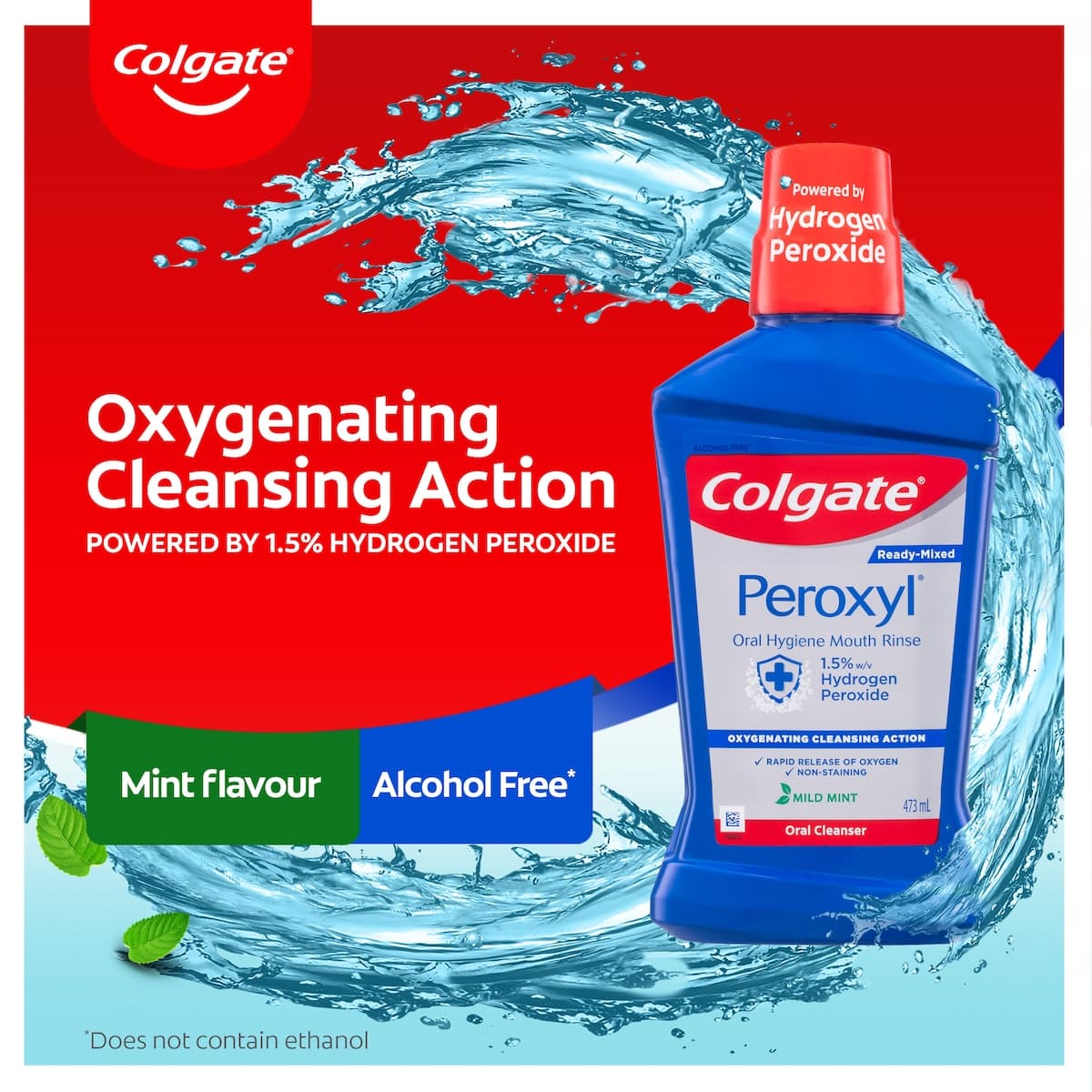 Thumbnail Colgate Peroxyl Mouth Rinse 473ml