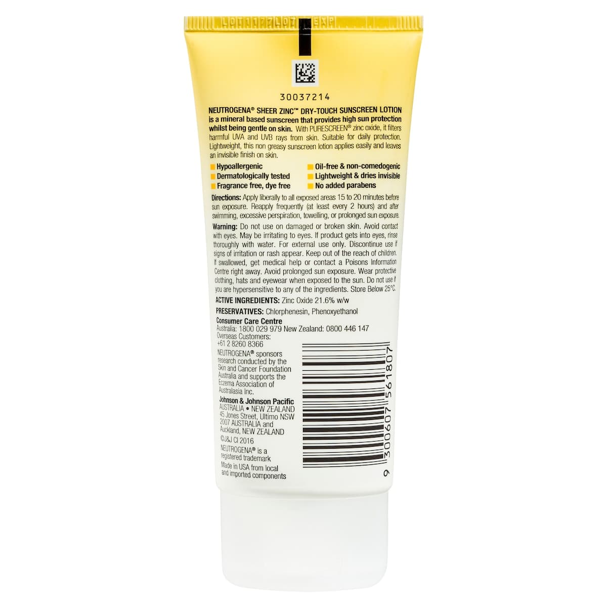 Thumbnail Neutrogena Sheer Sunscreen Lotion SPF50 88ml