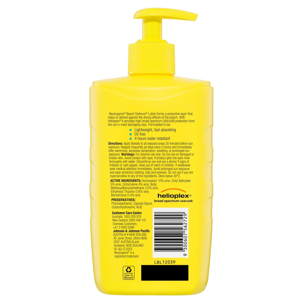 Thumbnail Neutrogena Beach Defence Sunscreen Lotion SPF50 400ml