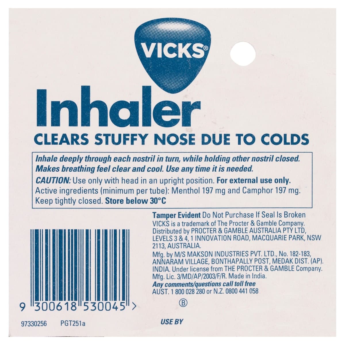 Thumbnail Vicks Nasal Decongestant Inhaler 0.5ml