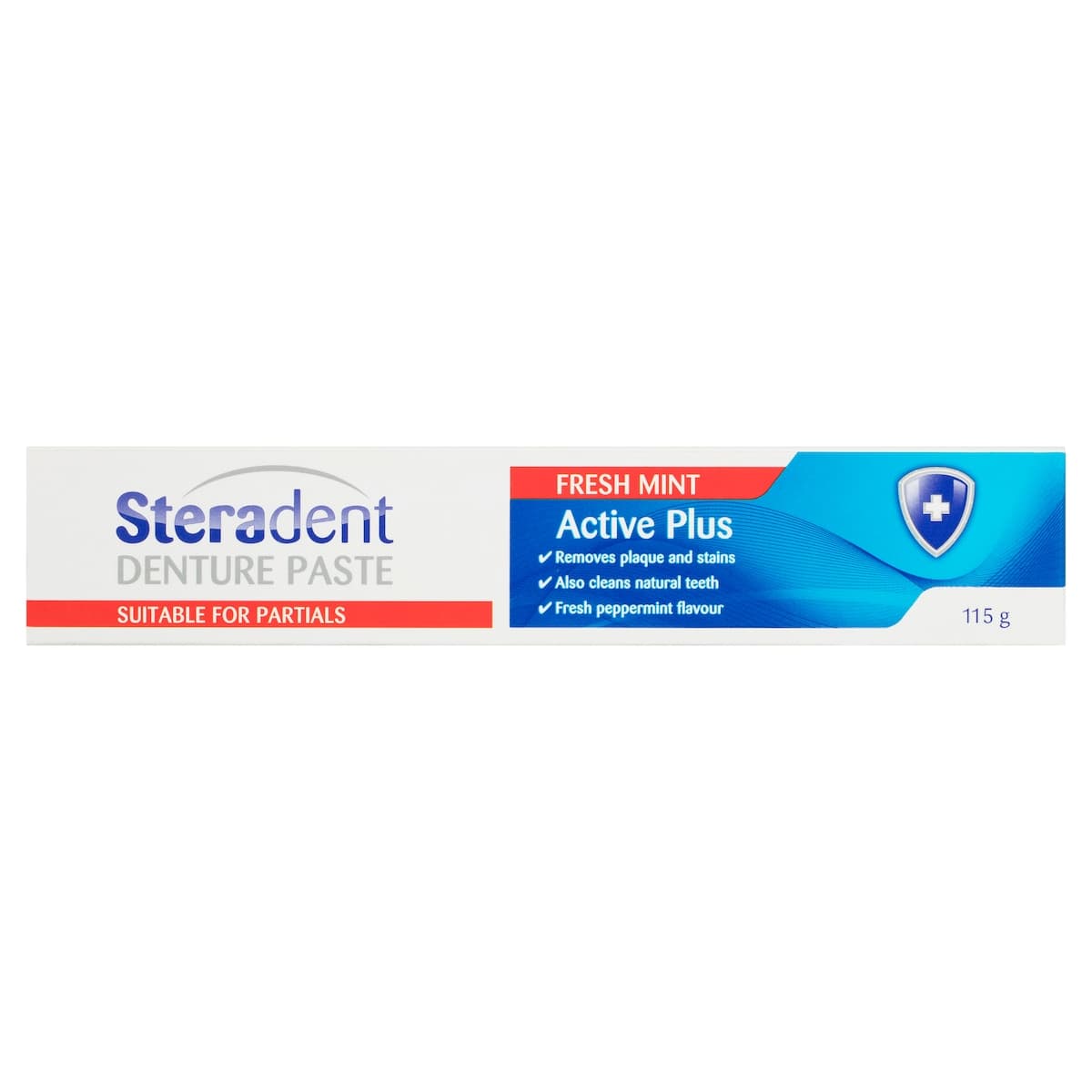 Thumbnail Steradent Active Plus Denture Cleaning Paste Fresh Mint 115g