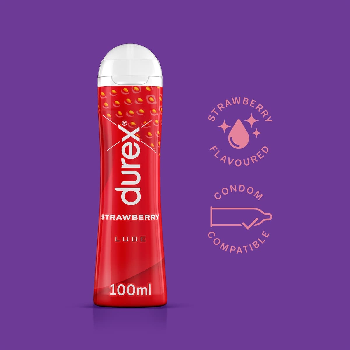Thumbnail Durex Strawberry Personal Lubricant 100ml
